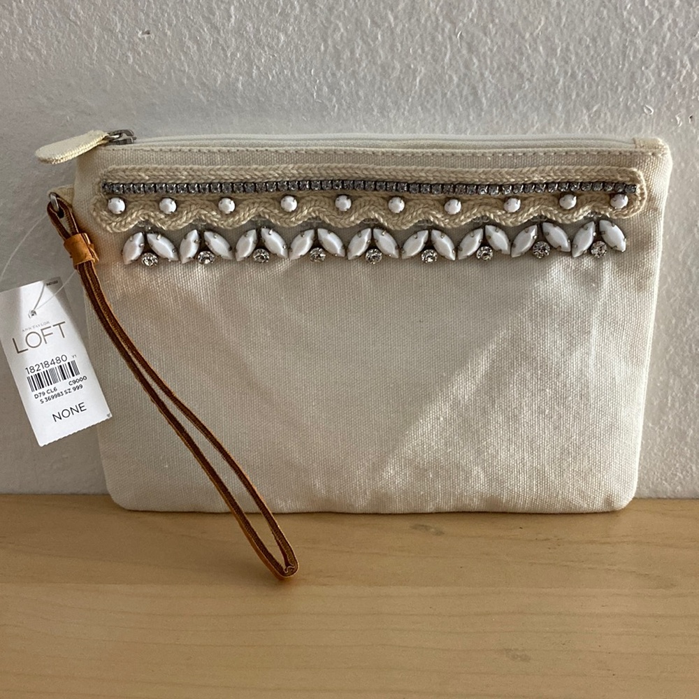 LOFT makeup bag